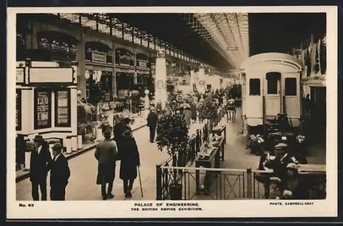 AK London, The British Empire Exhibition 1924, Palace of Engineering
