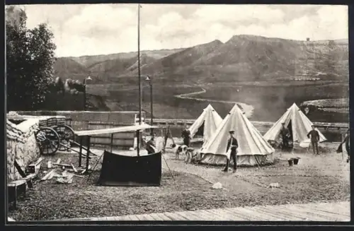 AK London, Imperial Services Exhibition, Earl`s Court, Entrenched Camp