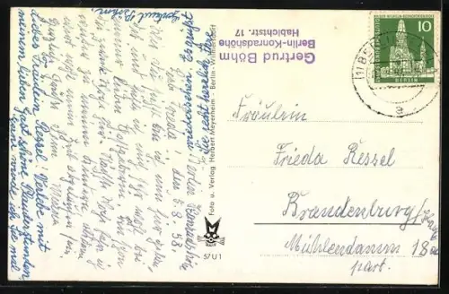 AK Berlin-Konradshöhe /Havel, Uferpartie