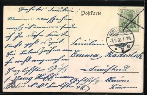 AK Berlin, Rosengarten im Tiergarten