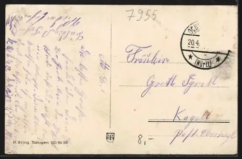 AK Ochsenhausen, Land- & Hausw. Töchterschule St. Walburge