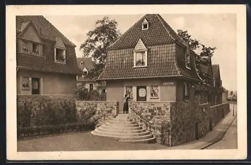 AK Essen, Gartenvorstadt Margarethenhöhe