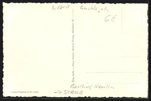 AK Strub, Gasthof Reutin gegen Göll