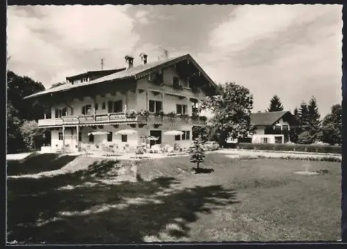 AK Rottach-Egern /Oberbayern, Hotel-Café Helenenschlössl