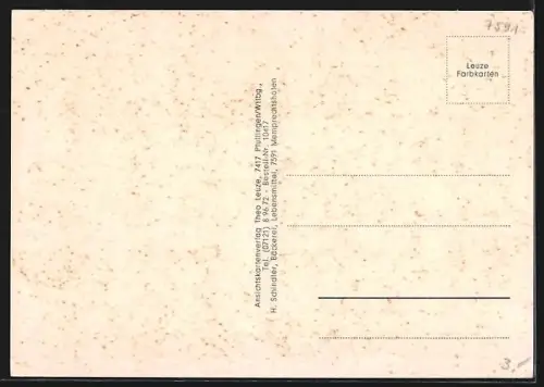 AK Memprechtshofen bei Kehl, Kriegerdenkmal, Neue Schule, Ortspartie, BÄKO Schindler