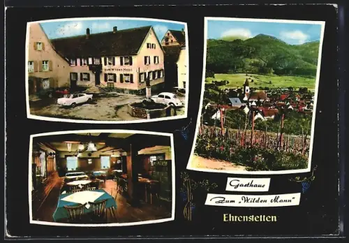 AK Ehrenstetten, Gasthaus Zum Wilden Mann, Inh. Familie Hauser