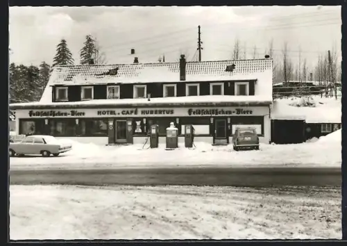 AK Torfhaus /Oberharz, Hotel Café Hubertus, Inh. Heinz Schröter