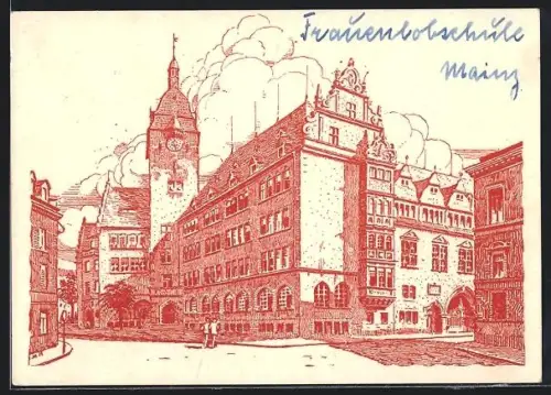 Künstler-AK Mainz, Frauenlobschule