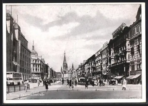 AK Berlin-Charlottenburg, Tauentzienstrasse