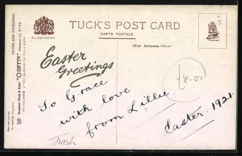 AK Küken und Frosch, Begegnung