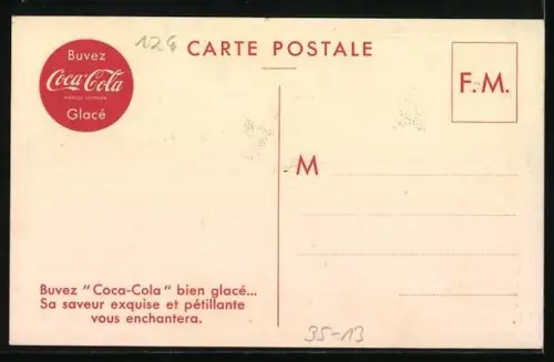 AK Reklame von Coca Cola mit gesundheitsfördernden Eigenschaften