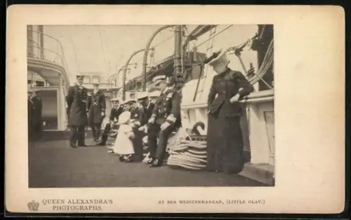 AK Queen Alexandra`s Photographs, At Sea, Little Olav