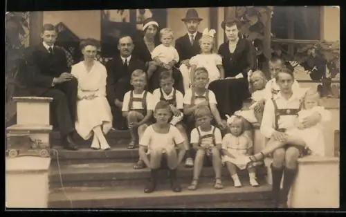 Foto-AK Grossherzogliche Familie von Mecklenburg