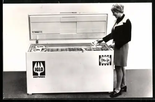 AK Reklame für einen Tiefkühler von Electrolux