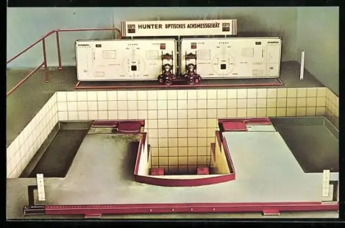 AK Reklame für ein Optisches Achsmessgerät von Hunter