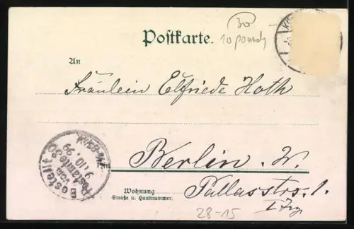 AK Hänsel und Gretel werden von der Hexe in Empfang genommen, Rabe und Igel sehen zu