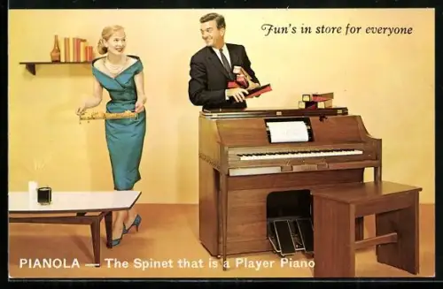 AK Pianola, The Spinet that is a player Piano