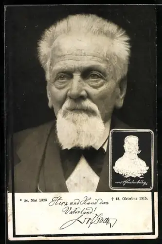 AK Porträt von Karl Goetz