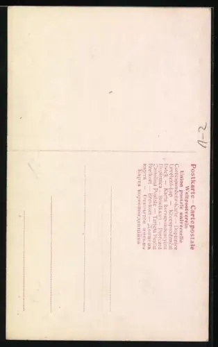 AK Prinzessin Max von Baden mit Perlenkette