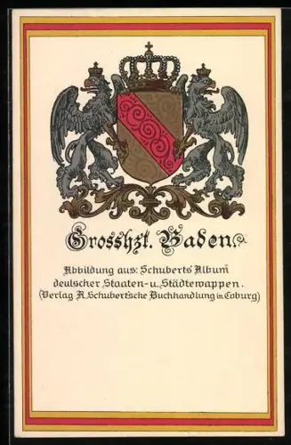 AK Wappen des Grossherzogtums Baden