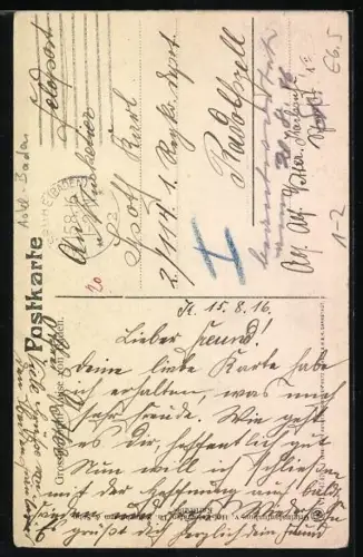 AK Grossherzogin Luise von Baden in festlicher Robe