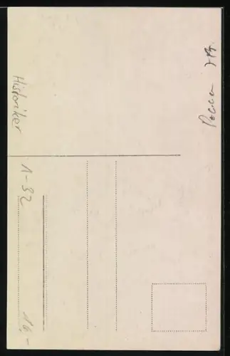 AK Historiker Leopold von Ledebur mit Gehstock