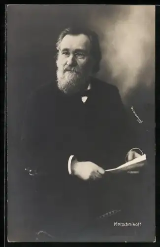 AK Portrait vom Zoologen Metschnikoff