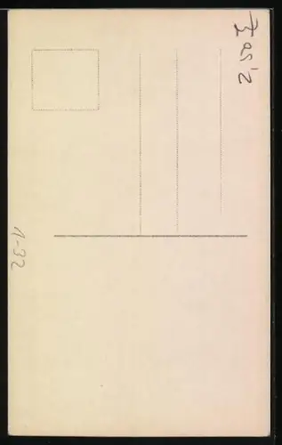 AK Portrait von Professor C. Krebs
