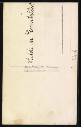 Foto-AK Frau mit Kinderwagen und einem Jungen mit Mütze