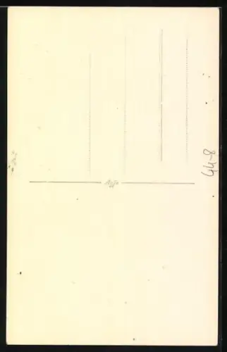 Foto-AK Blonder Junge im Pullunder mit seinem Teddybären