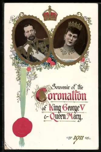 AK Coronation of King George V and Queen Mary 1911, Portraits