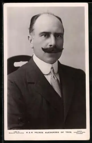 AK Prince Alexander of Teck, Portrait