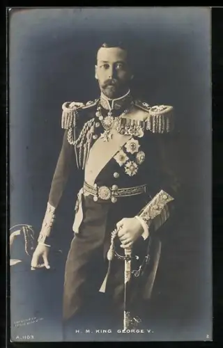 AK King George V., Der König von England in Gala-Uniform