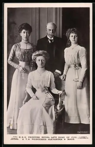 AK Princess Royal, Duke of Fife & Princesses Alexandra & Maud Duff