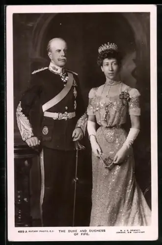 AK The Duke and Duchess of Fife von England