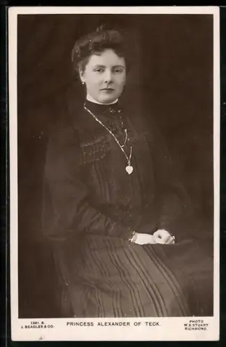 AK Princess Alexander of Teck, Portrait