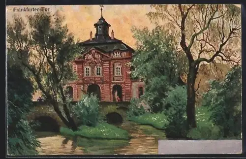 Künstler-AK Hanau, Frankfurter Tor