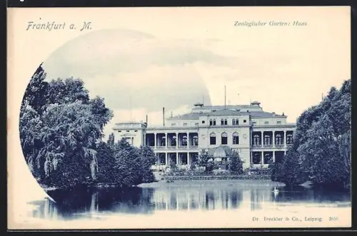 AK Frankfurt-Ostend, Zoologischer Garten, Haus