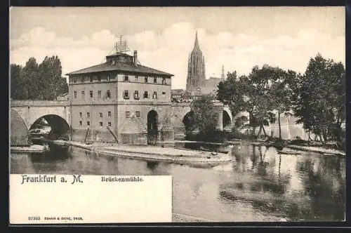 AK Alt-Frankfurt, Brückenmühle, Panorama