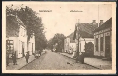 AK Westerstede, Partie in der Wilhelmstrasse