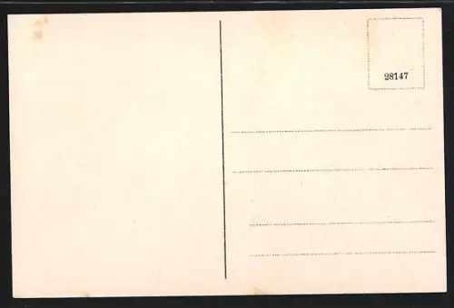 AK Bacharach /Rh., Alte Klosterkirche mit Bergpanorama