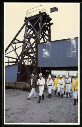 AK Truro, Prince Charles von England visits Wheal Concord Tin Mine