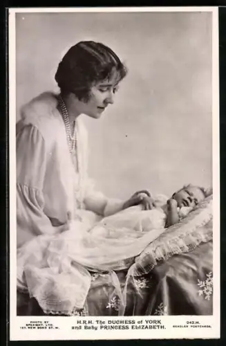 AK H. R. H. The Duchess of York and Baby Princess Elisabeth
