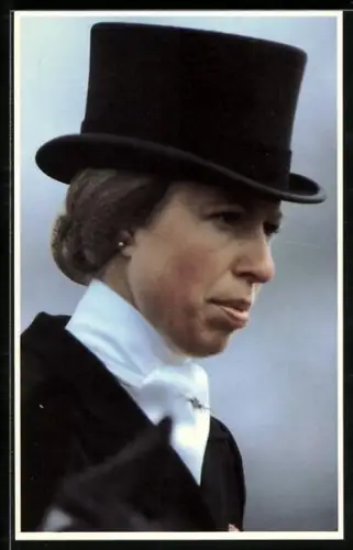 AK Princess Anne von England in the Dressage Event at Royal Badminton, 1982