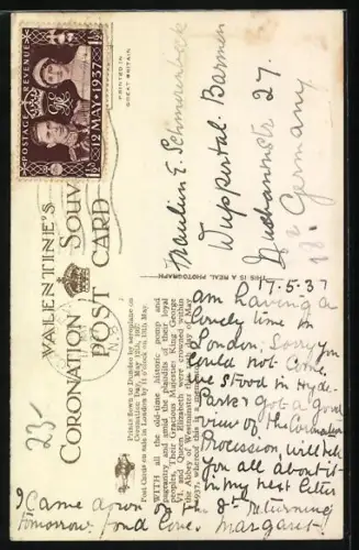 AK The King`s von England Parocession