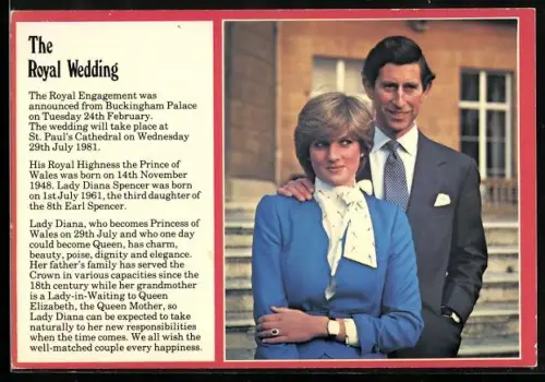 AK The Royal Wedding, Prince Charles von England and Lady Diana Spencer