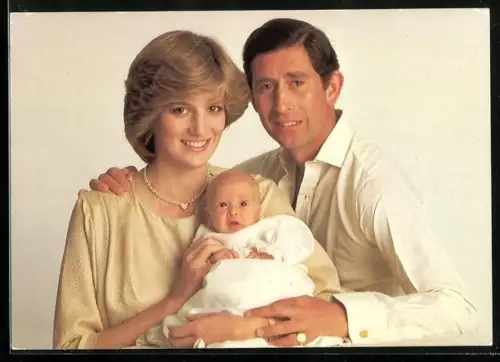 AK T. R. H. T. The Prince and Princess of Wales and Prince William of Wales