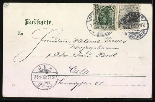 AK Königsfeld /Schwarzwald, Schlosshof und Burg Waldau, Trachten