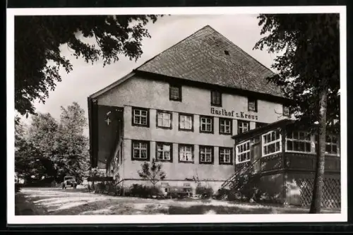 AK Breitnau /Hochschwarzwald, Gasthof zum Kreuz, Inh. Ludwig Rombach