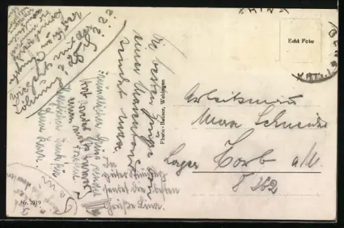 AK Wehingen, Ortsansicht mit Umgebung